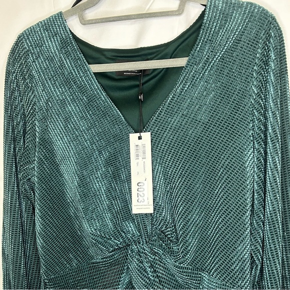 NWT MINKPINK Kendra Knot Top in Teal Color - Size XXL - Picture 5 of 6